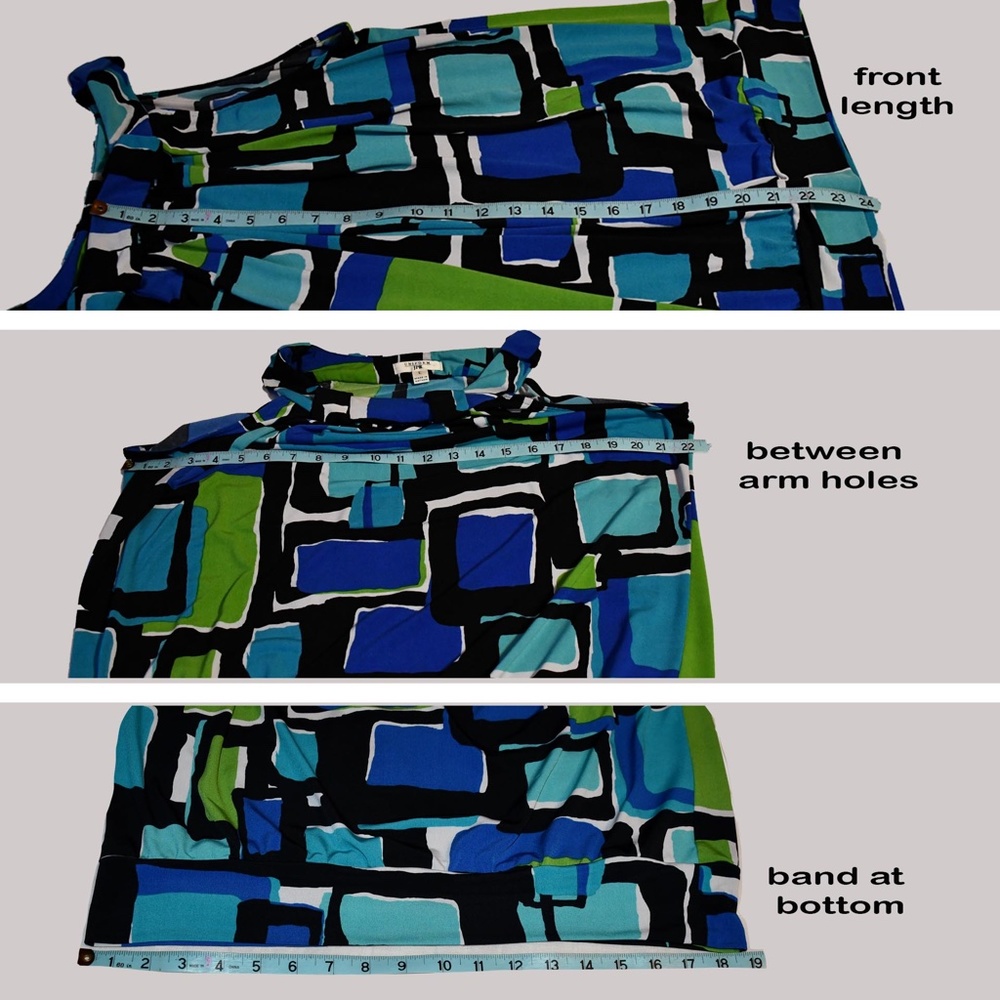 Uniform JPR geometric pattern top - Picture 3 of 4